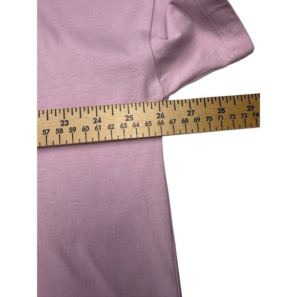 COS Lilac Oversized 100% Cotton Boxy Tee Women’s Small Pocket T-Shirt - Picture 5 of 13